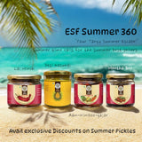 ESF Summer 360° : Meetha Ber, Aam-Nimboo-Gajar Pickle,Desi Kasundi, and Bhari Lal Mircha Achar
