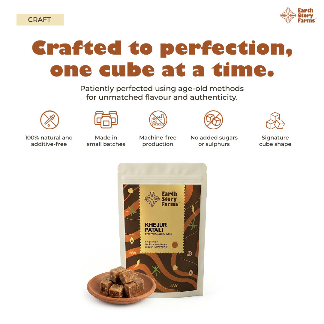 Date Jaggery Cubes| Nolen Gur | Khejur Patali